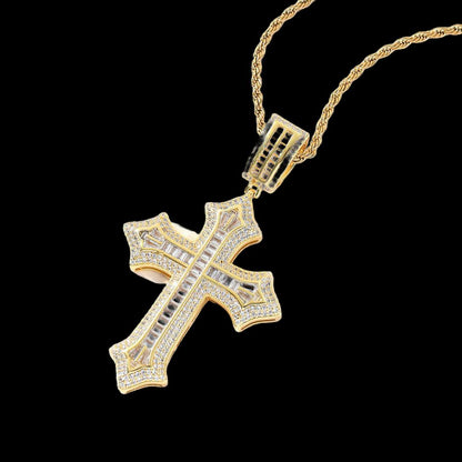 STRENGTH Cross Pendant Necklace