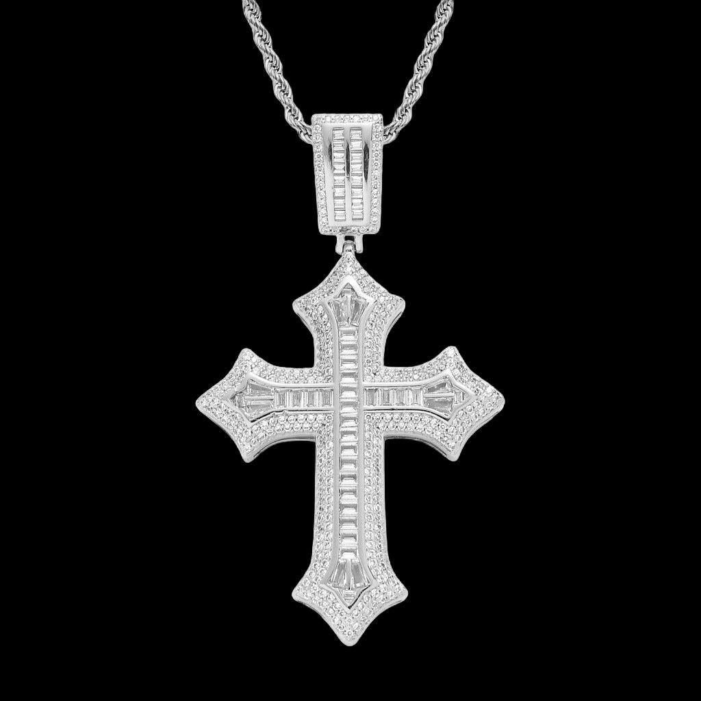 STRENGTH Cross Pendant Necklace