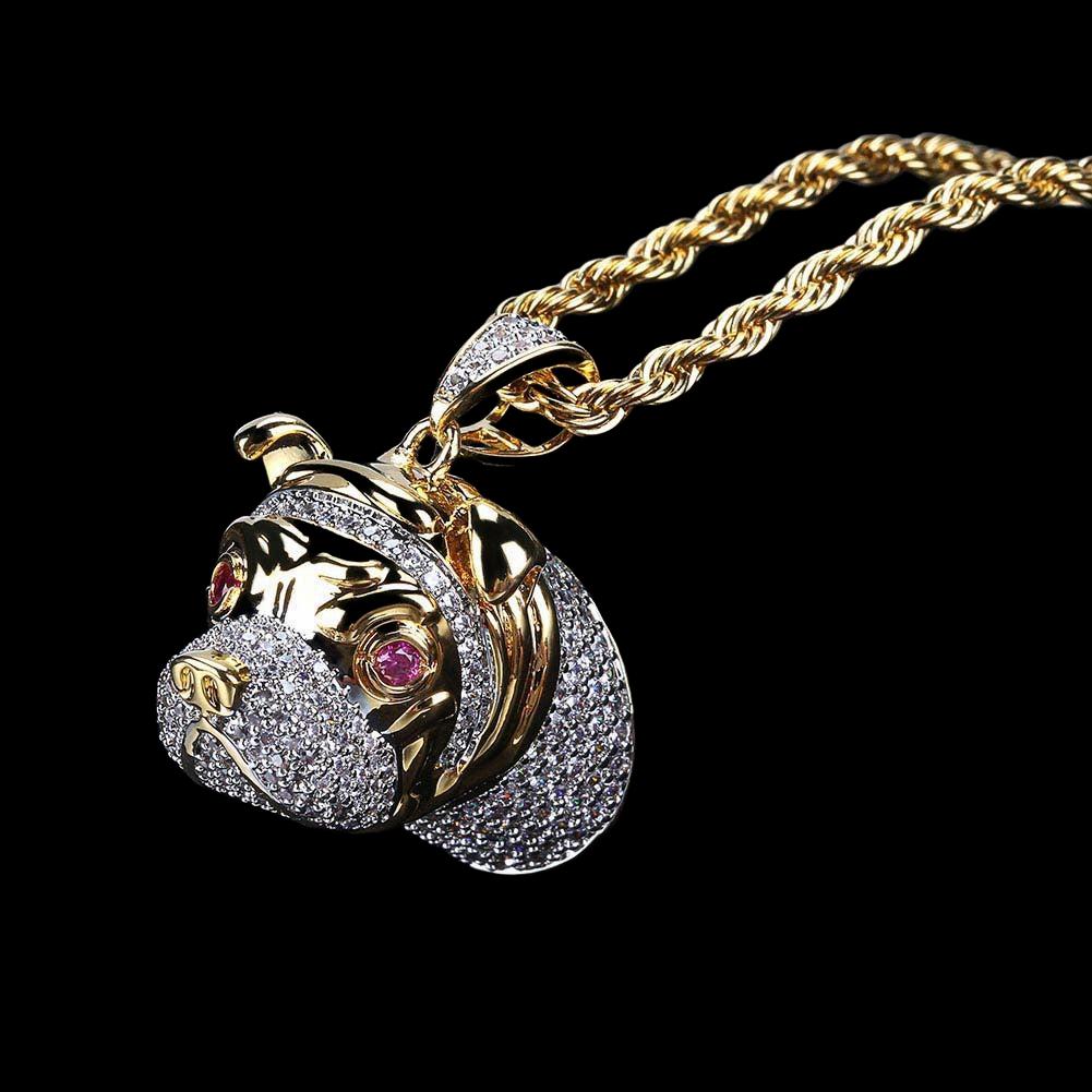 The Frenchie Pendant Necklace