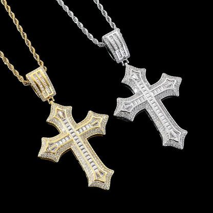 STRENGTH Cross Pendant Necklace