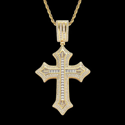 STRENGTH Cross Pendant Necklace