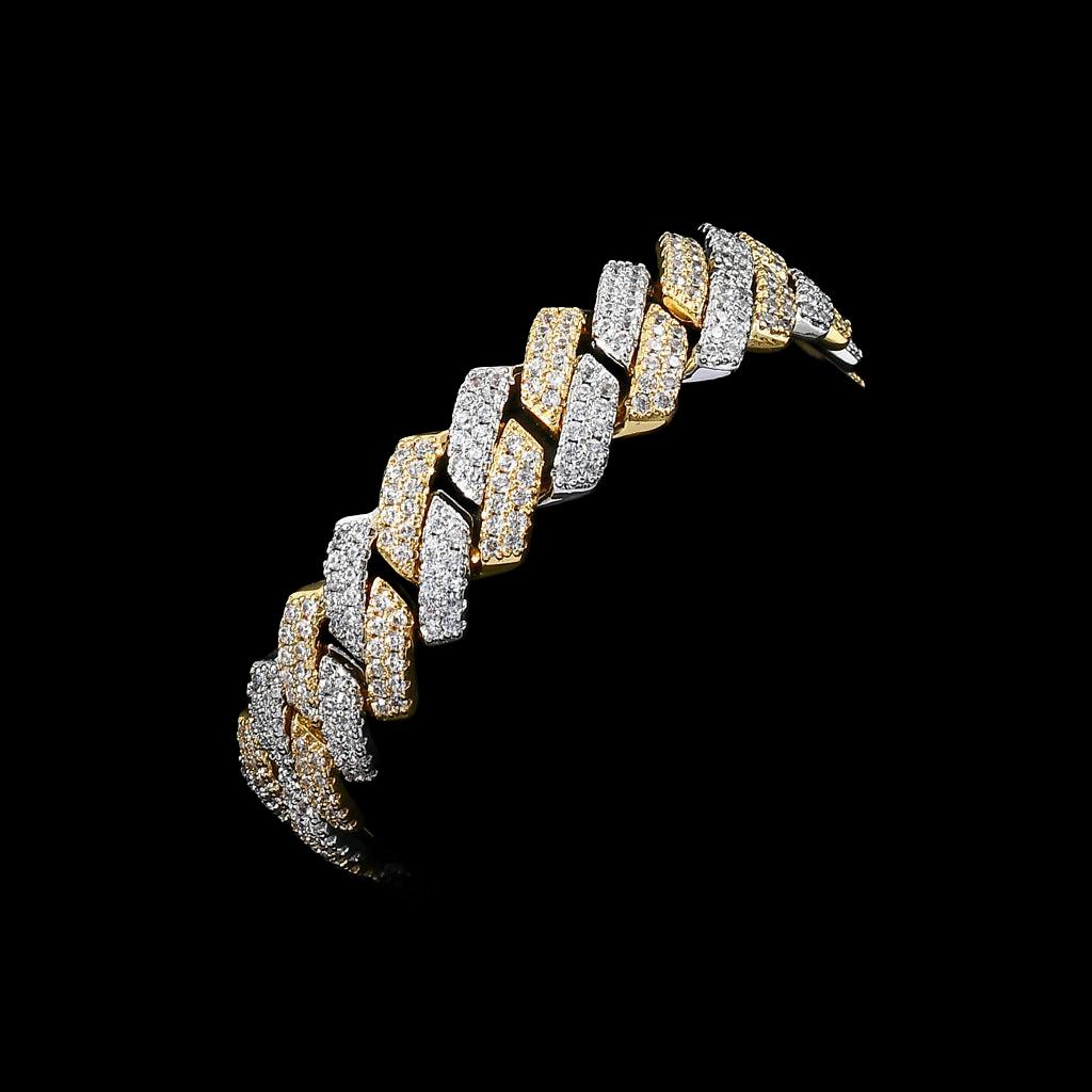 Ice Breaker Gold Cuban Bracelet