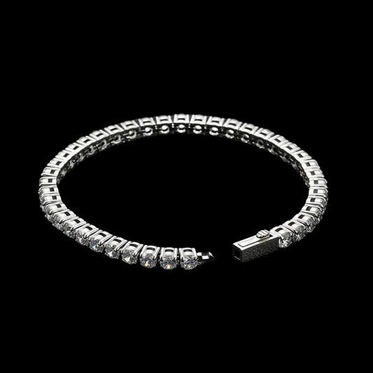 Stellar Ivory 4mm Tennis Bracelet White Gold